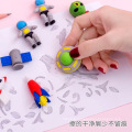 Cartoon modeling removable DIY cute eraser kindergarten clean no mark eraser gift set